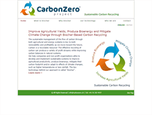 Tablet Screenshot of carbonzero.com